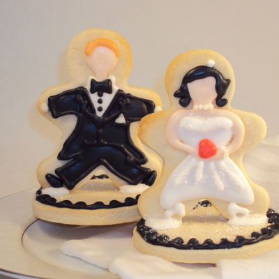 Bride And Groom Sugar Cookies