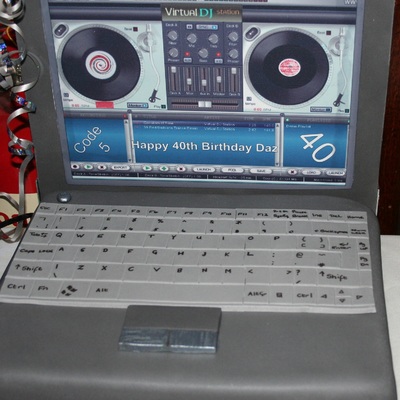 Laptop Cake