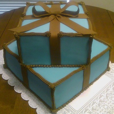 Gift Box Cake