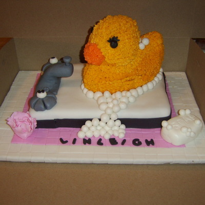 Rubber Ducky In A Tub