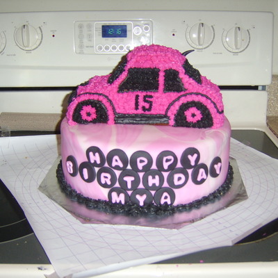 Vw Bug Birthday Cake