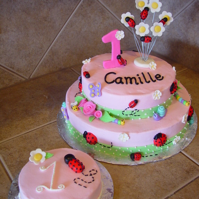 Ladybug Cake