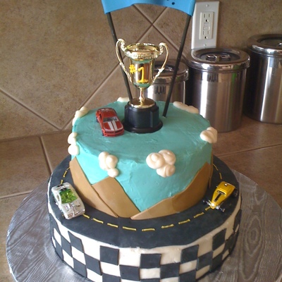 Racecar Cake