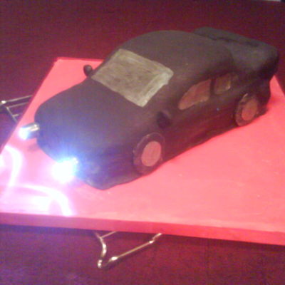 Sports Car With Working Headlights