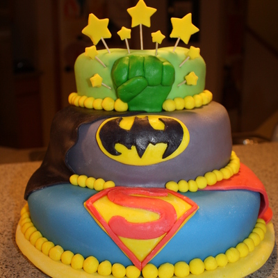 Super Hero Cake!