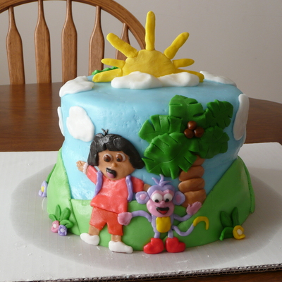 Dora The Explorer Cake!