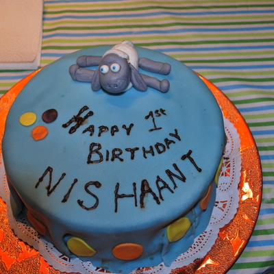 My Second Fondant Cake