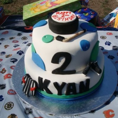 Vancouver Canucks Cake