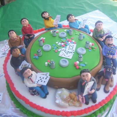 Poker Cake 1