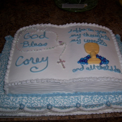First Communion Cake Boy