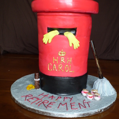 Cleaning Lady Retirement Cake