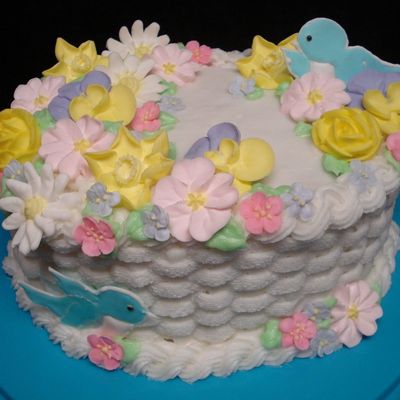 Wilton Course 2 Final Cake