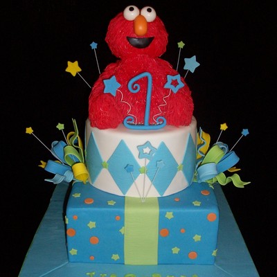 Elmo 1St Birthday Cake