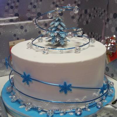 Contemporary Christmas Cake