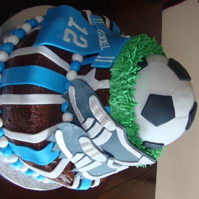 Tj's Soccer Cake