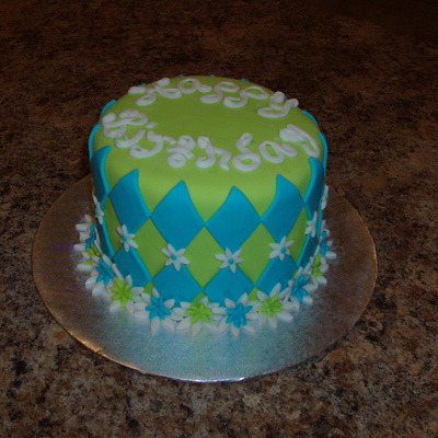 Daisy Birthday Cake