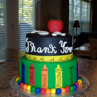 Teacher Appreciation Lunch Cake