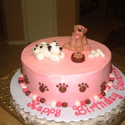 Savanna's Puppy Cake