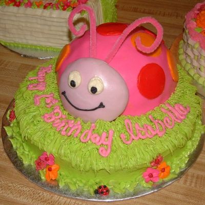 Ladybug Cake