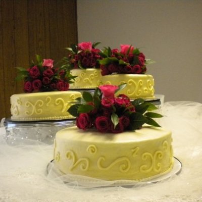 Satellite Wedding Cake