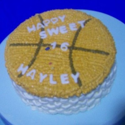 Basketball Birthday Cake