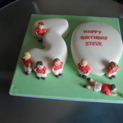 Wales Rugby Cake