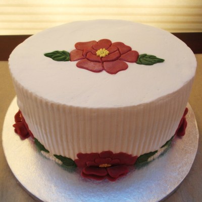 Rose Birthday Cake