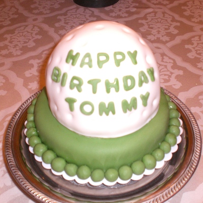 Golf Birthday Cake