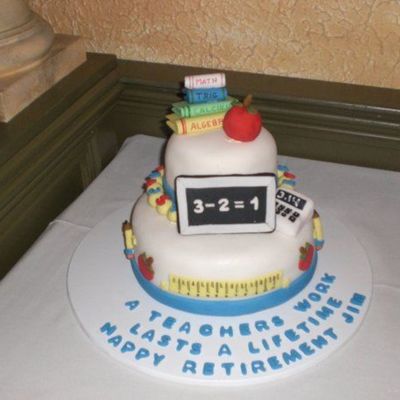 Math Teacher Retirement Cake