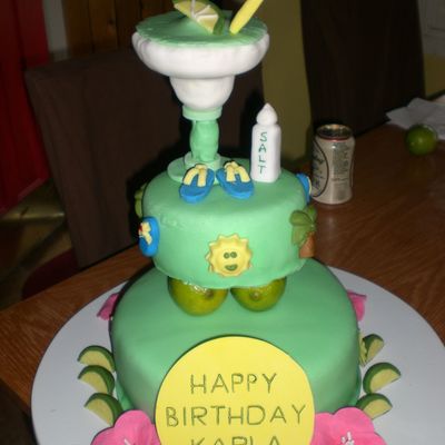 Margarita Themed Cake