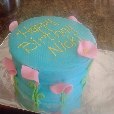 Flower Birthday Cake