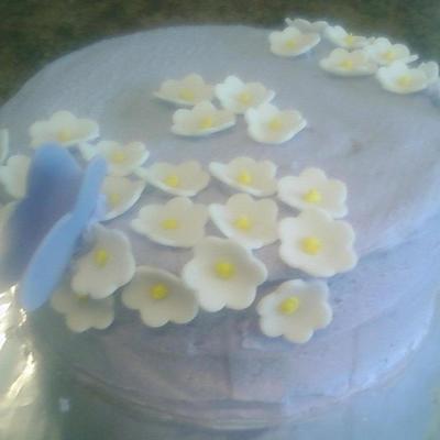 Butterfly And Flowers