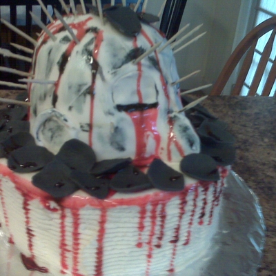 Pinhead Anniversary Cake