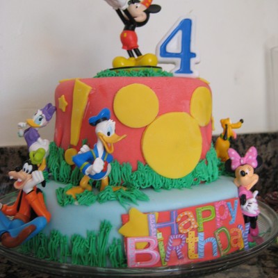 Mickey Mouse Birthday Cake