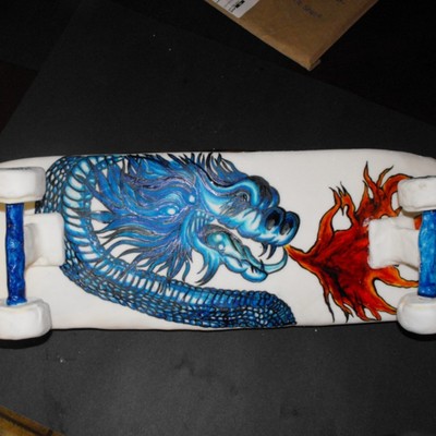 Skateboard Cake