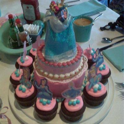 Cinderella Cake & Cupcakes