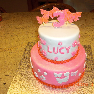 3Rd Birthday Cake - Girl