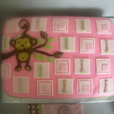 Monkey Girl 1St Birthday