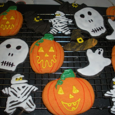 First Attempt At Halloween Cookies