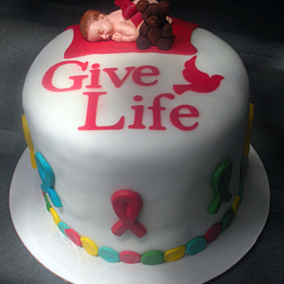 Bone Marrow/blood Drive Donation Cake