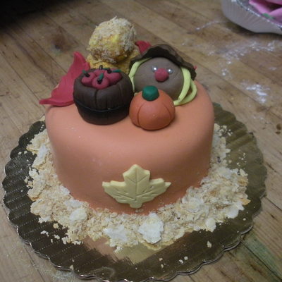 Small Harvest/fall Cake