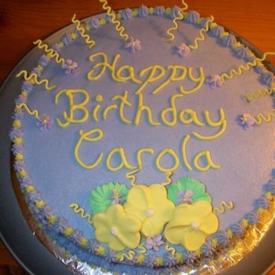Buttercream Birthday Cake