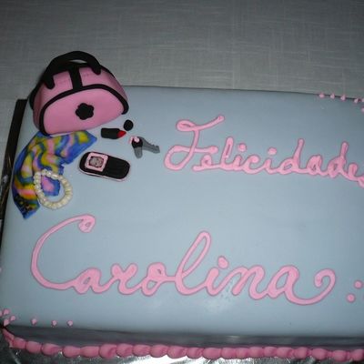 Fashion Girl's Birthday Cake