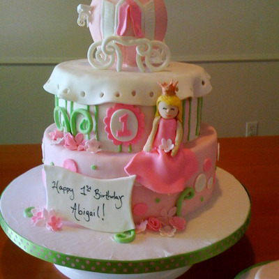 Princess 1St Birthday Cake