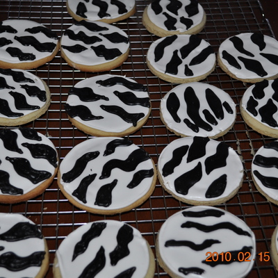 Zebra Cookies