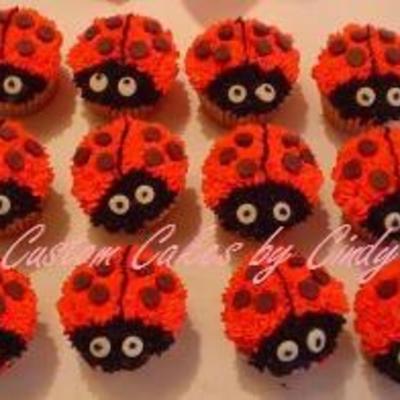 Lady Bug Cupcakes