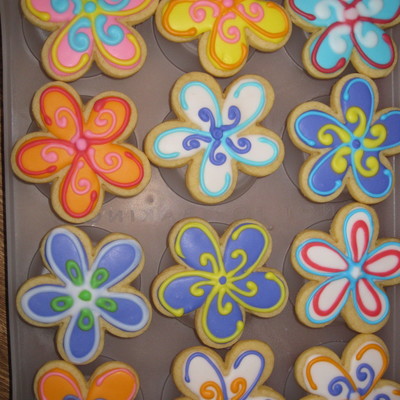 Flower Cookies For Nurses Week