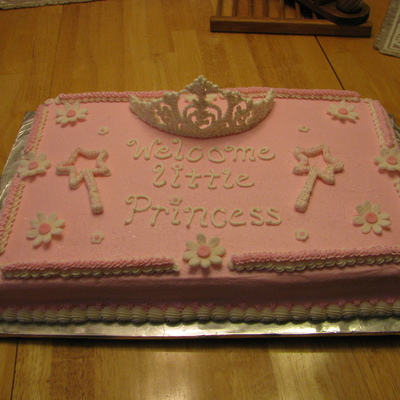 Princess Baby Shower Cake