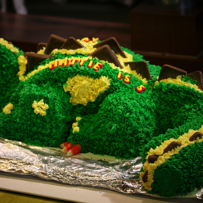 3D Dinosaur Cake
