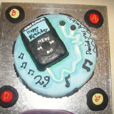 Ipod Birthday Cake